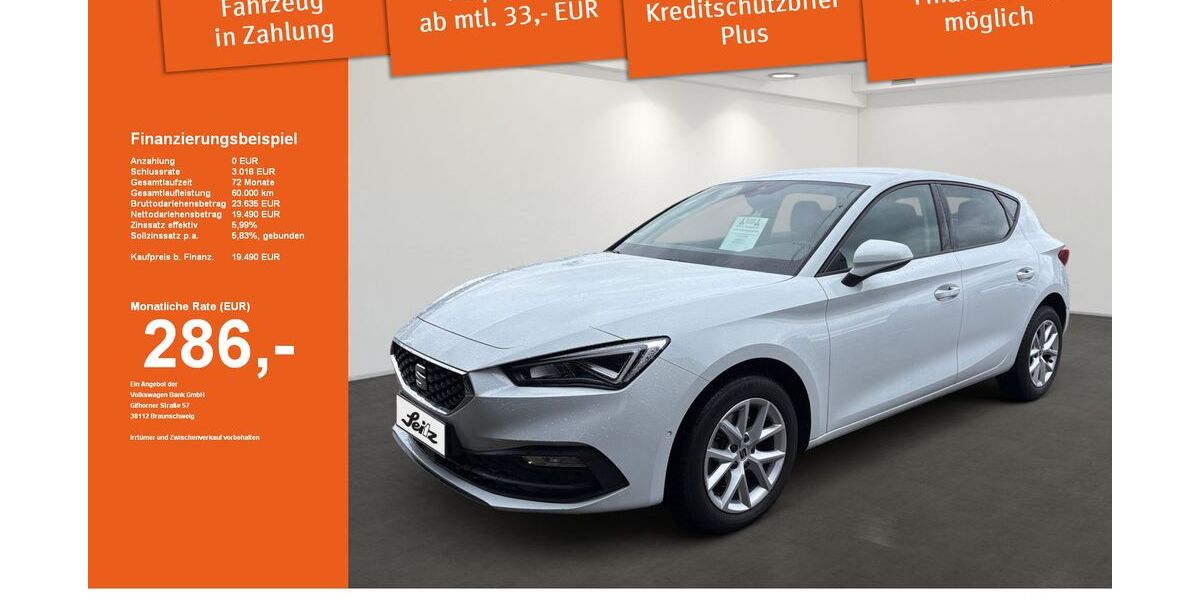Seat Leon 40.370 km 19.248 &euro; Weingarten 88250