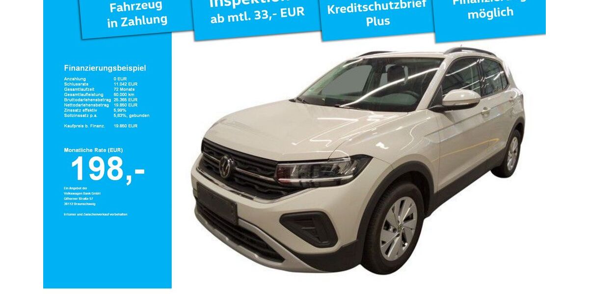 VW T-Cross 17.165 km 19.850 &euro; Wangen im Allgäu 88239