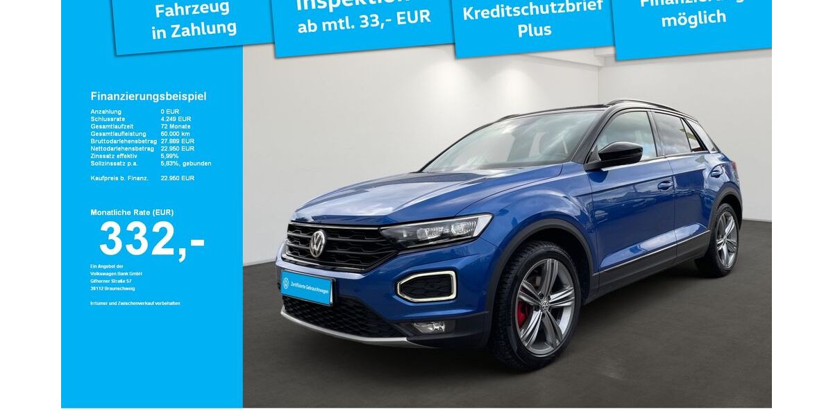 VW T-Roc 92.265 km 21.850 &euro; Wangen im Allgäu 88239