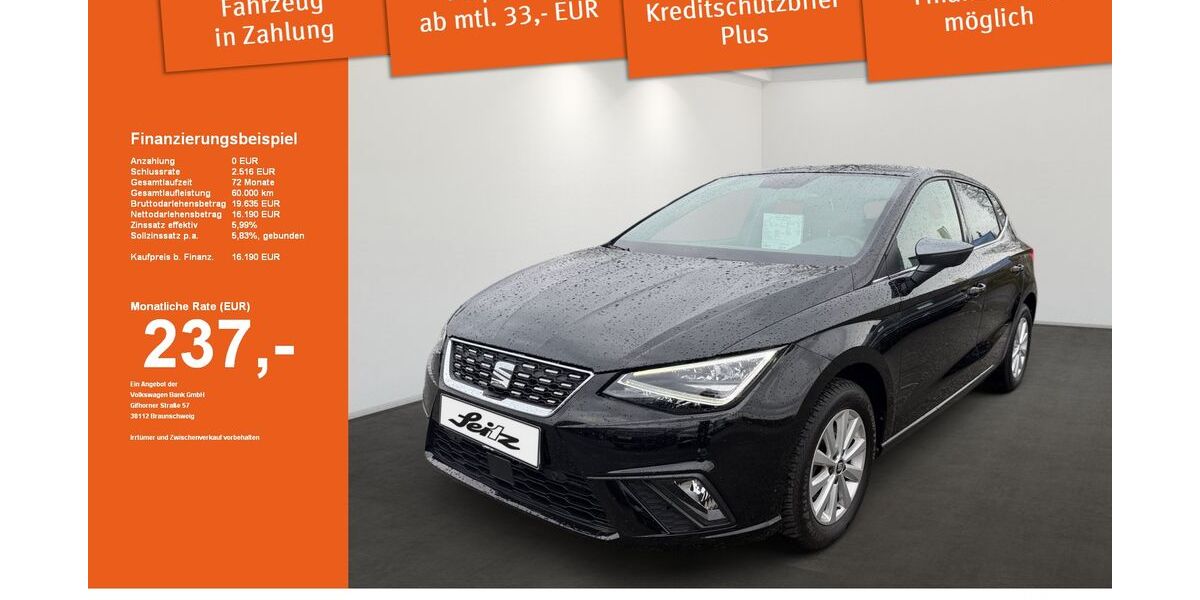 Seat Ibiza 33.905 km 15.999 &euro; Weingarten 88250
