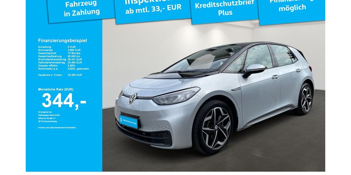 VW ID.3 14.215 km 23.650 &euro; Wangen im Allgäu 88239