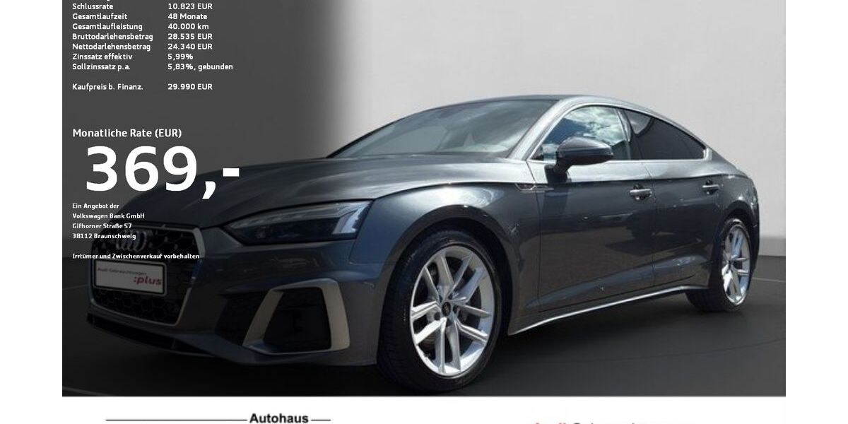 Audi A5 124.132 km 29.370 &euro; Ravensburg 88214