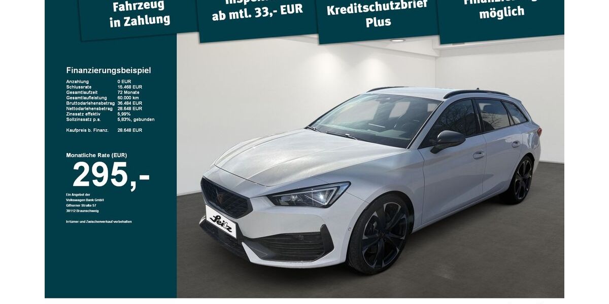 Cupra Leon 26.360 km 27.899 &euro; Weingarten 88250