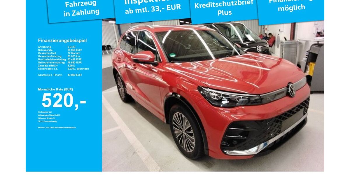 VW Tiguan 7.970 km 49.880 &euro; Wangen im Allgäu 88239