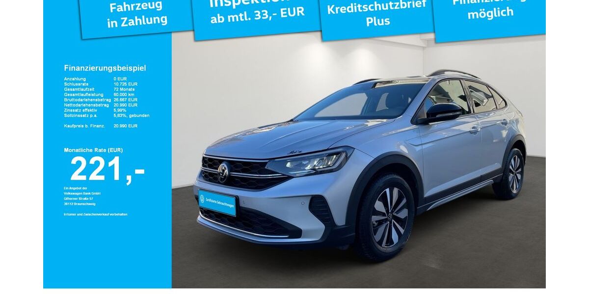VW Taigo 1.695 km 20.990 &euro; Wangen im Allgäu 88239