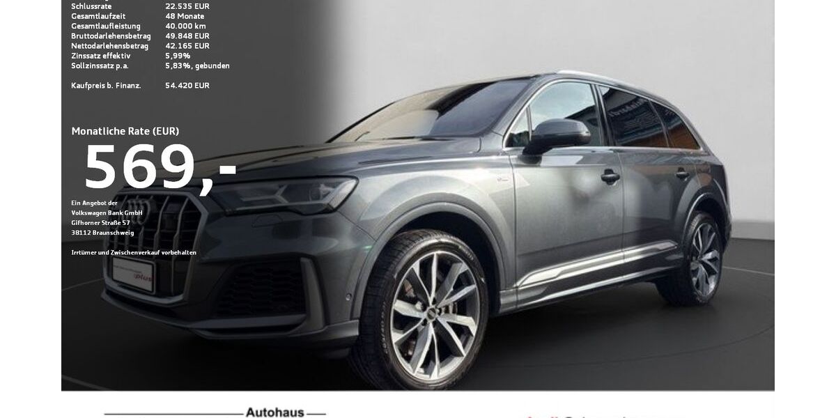 Audi Q7 70.848 km 53.810 &euro; Ravensburg 88214