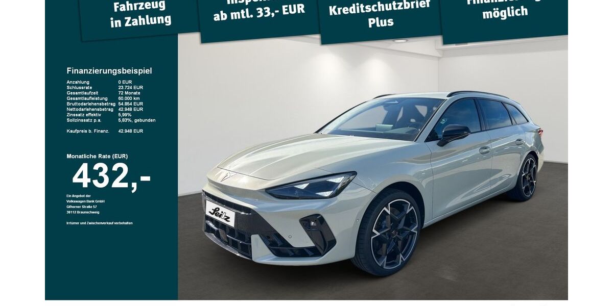 Cupra Leon 12.000 km 42.448 &euro; Weingarten 88250