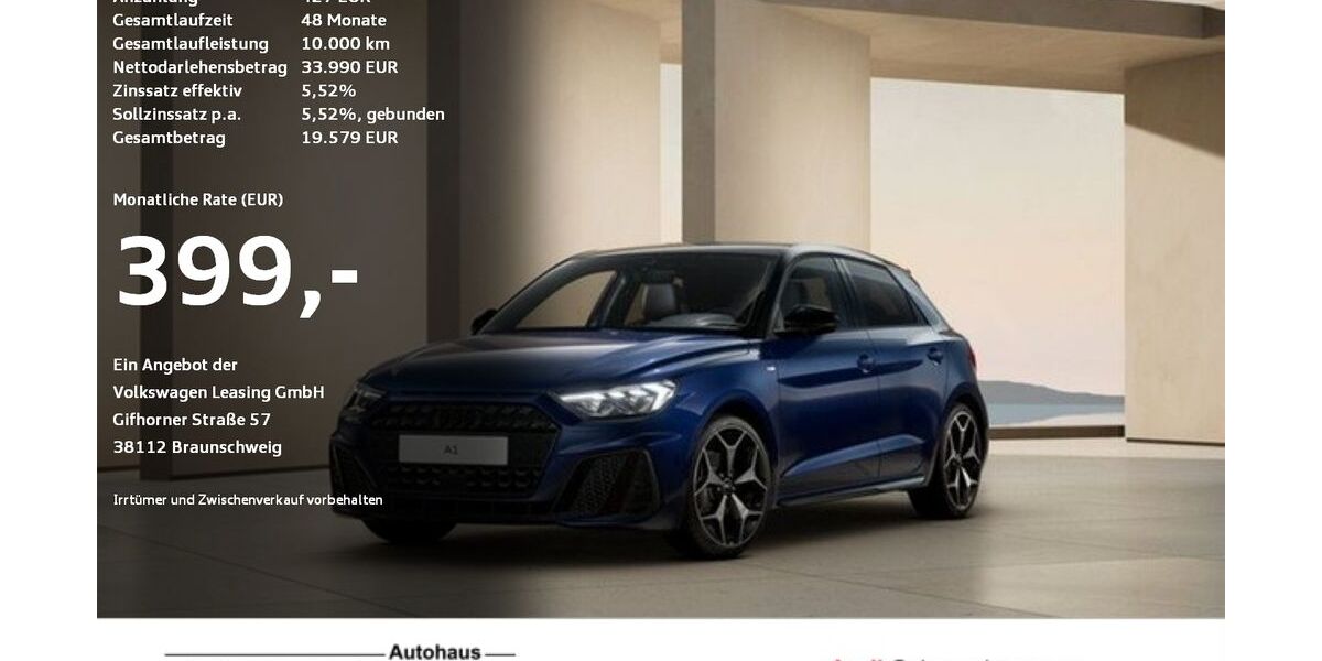 Audi A1 3.900 km 32.990 &euro; Ravensburg 88214