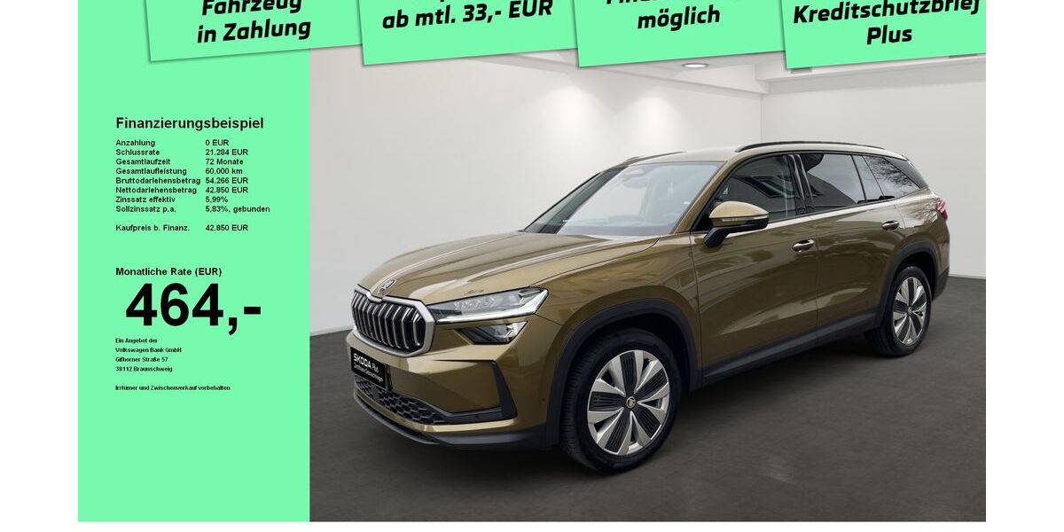 Skoda Kodiaq 25.000 km 42.850 &euro; Wangen im Allgäu 88239