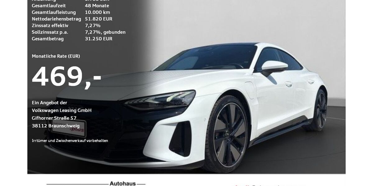 Audi e-tron GT 93.721 km 49.350 &euro; Ravensburg 88214