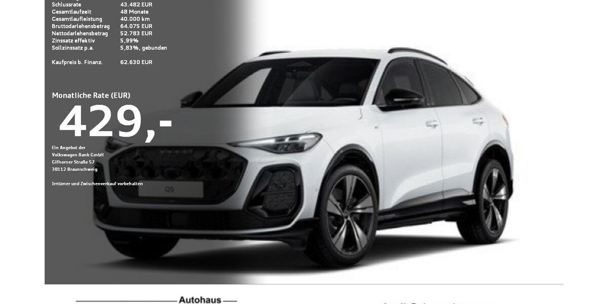 Audi Q5 15.300 km 61.840 &euro; Ravensburg 88214